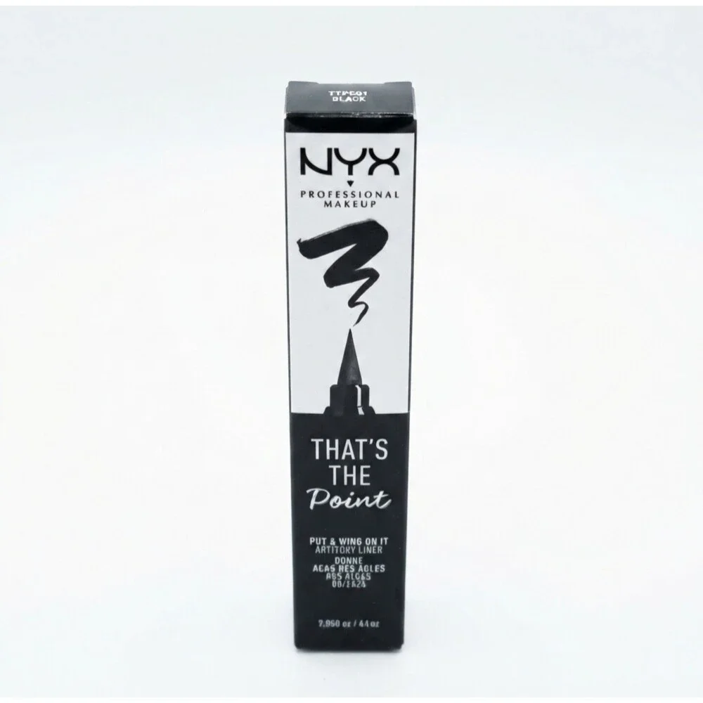 New Eyeliner Bundle 3 Pack NYX Black Lune + Aster Navy ELF Jet Black